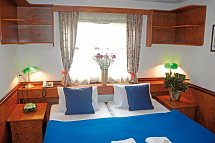 Botel Admiral - Wohnbeispiel Doppelzimmer Standard (Zimmercodierung DG1)