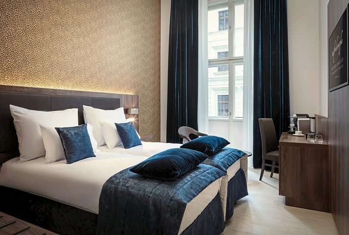 Michelangelo Grand Hotel Prague - Wohnbeispiel Doppelzimmer Deluxe (Zimmercodierung DD1)