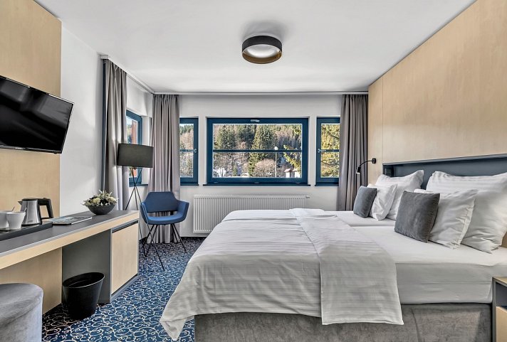 Resort Spindl Hotel & Aquapark - Wohnbeispiel Doppelzimmer Superior (Zimmercodierungen DS3 & DS4)