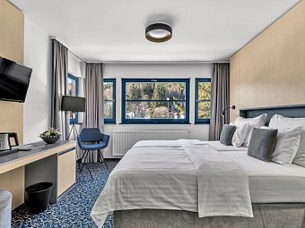 Resort Spindl Hotel & Aquapark - Wohnbeispiel Doppelzimmer Superior (Zimmercodierungen DS1 & DS2)