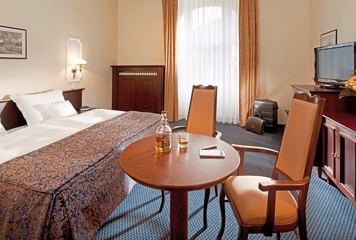 Excelsior - Wohnbeispiel Doppelzimmer Standard o. Superior (Zimmercodierungen DG1 & DS1)