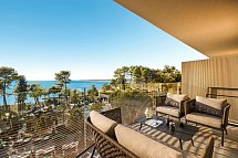 Pical Suites Valamar Collection - Beispiel Terrasse V Level Suite für 2 plus 2 Meerblick (Zimmercodierung W2M)