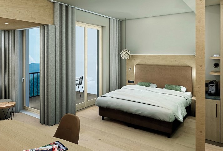 Waldhotel am Notschreipass - Wohnbeispiel Doppelzimmer Nordic (Zimmercodierung DB1)