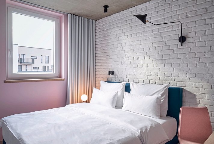 URBAN LOFT Cologne - Wohnbeispiel Doppelzimmer Urban Basic (Zimmercodierung DG1)