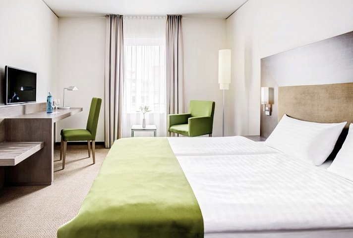 IntercityHotel Mainz - Wohnbeispiel Doppelzimmer Standard (Zimmercodierungen DG1 & DC1)