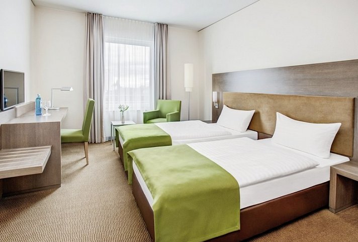 IntercityHotel Mainz - Wohnbeispiel Doppelzimmer Standard (Zimmercodierungen DG1 & DC1)