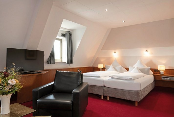 Hotel Amberger - Wohnbeispiel Doppelzimmer (Zimmercodierung DB1)