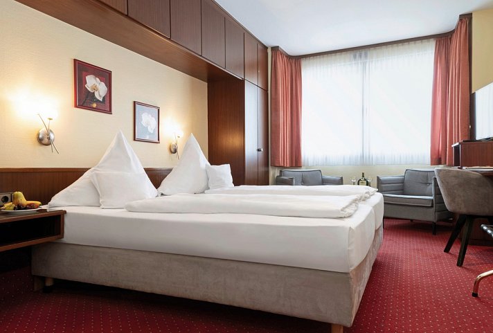 Hotel Amberger - Wohnbeispiel Doppelzimmer (Zimmercodierung DB1)