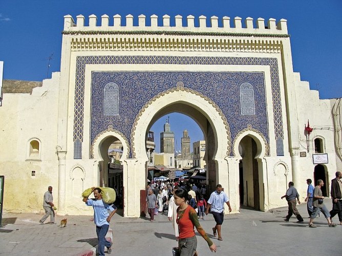 Faszination aus 1001 Nacht (Privatreise ab/bis Marrakesch) - Bab Bou Jeloud, Fès
