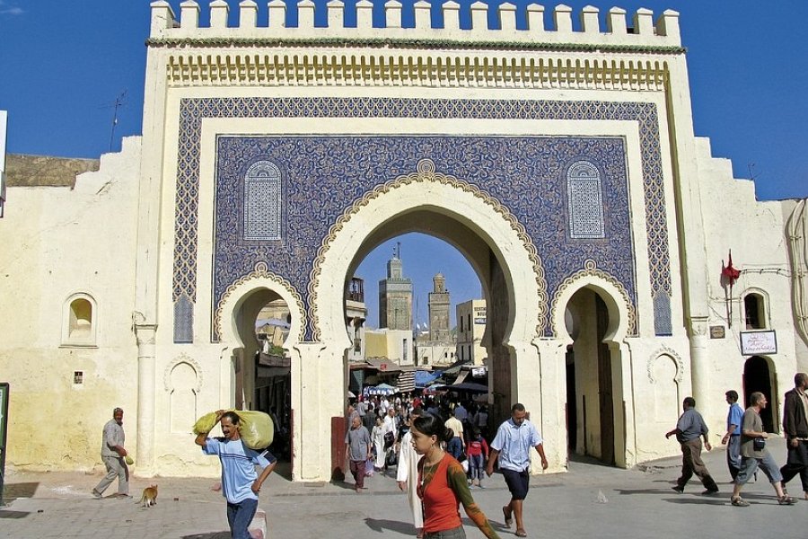 Faszination aus 1001 Nacht (Privatreise ab/bis Marrakesch) - Bab Bou Jeloud, Fès