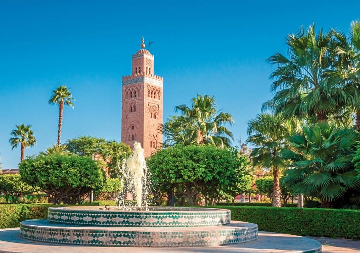 Faszination aus 1001 Nacht (Privatreise ab/bis Marrakesch) - Koutoubia-Moschee, Marrakesch