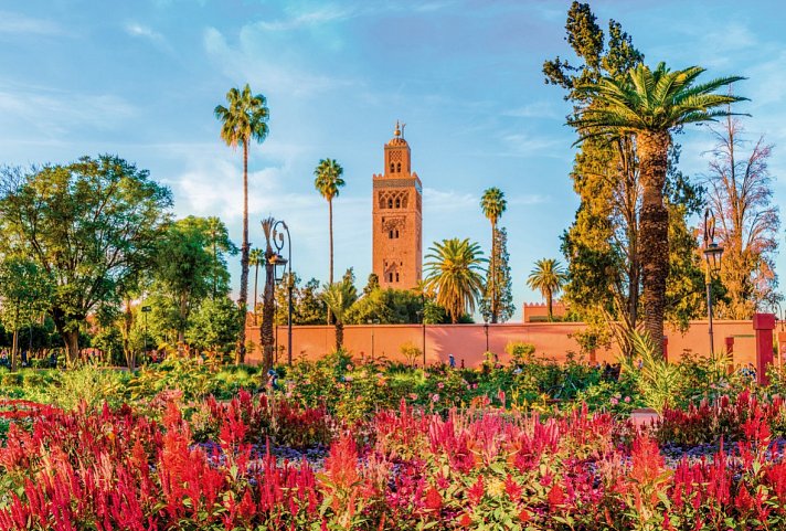 Marokko Highlights - Koutoubia-Moschee, Marrakesch