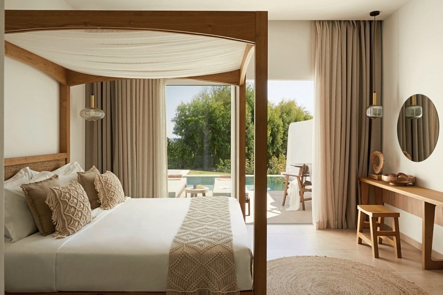 Absolute Kiotari Resort - Wohnbeispiel Doppelzimmer Superior Privatpool (Zimmercodierung DS2)