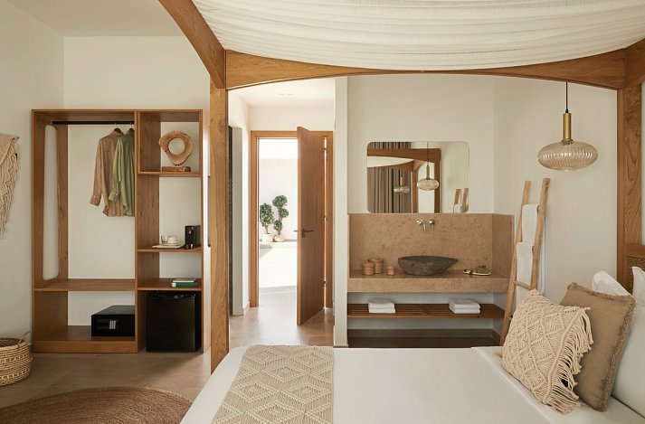 Absolute Kiotari Resort - Wohnbeispiel Doppelzimmer Superior Privatpool (Zimmercodierung DS2)