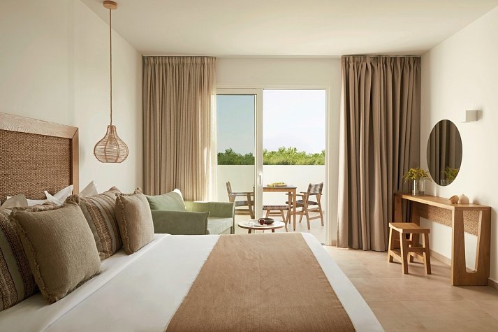 Absolute Kiotari Resort - Wohnbeispiel Doppelzimmer Superior Gartenblick (Zimmercodierung DSG)