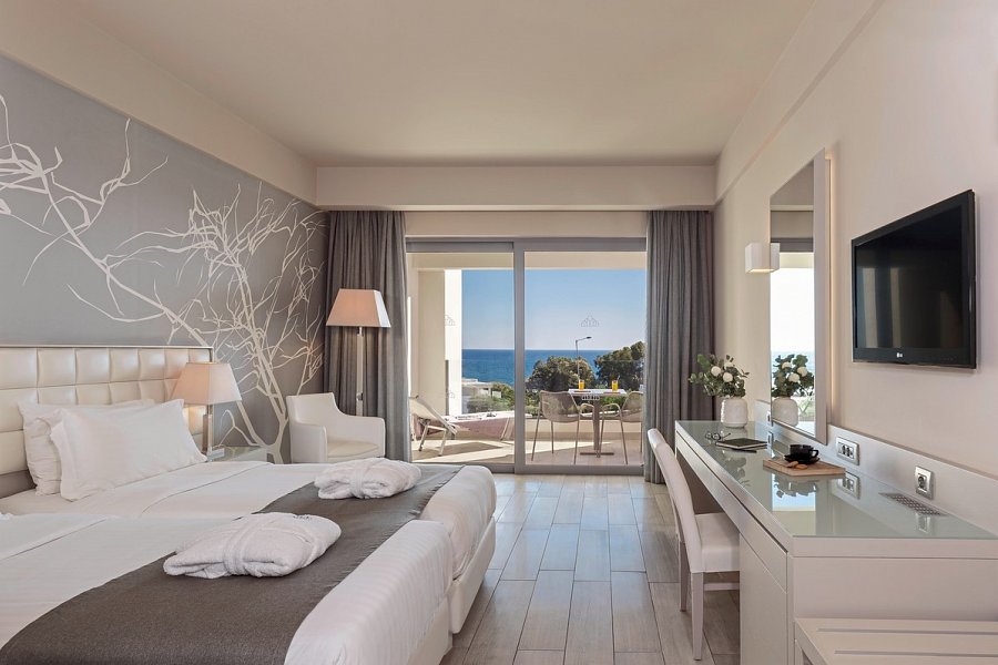 Princess Andriana Resort & Spa - Wohnbeispiel Doppelzimmer Deluxe Meerblick (Zimmercodierung DDM)