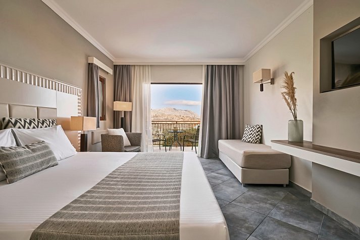 Lindos Imperial Resort & Spa - Wohnbeispiel Doppelzimmer Superior Gartenblick (Zimmercodierungen DSG, DP1 & EB1)