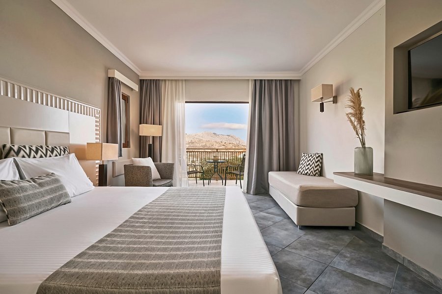Lindos Imperial Resort & Spa - Wohnbeispiel Doppelzimmer Superior Gartenblick (Zimmercodierungen DSG, DP1 & EB1)