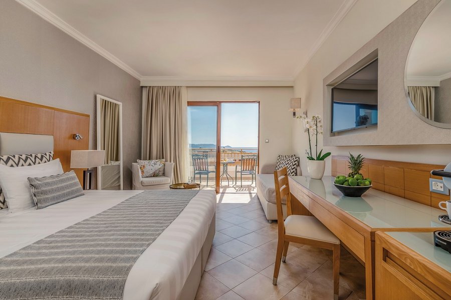 Lindos Imperial Resort & Spa - Wohnbeispiel Doppelzimmer Superior Meerblick (Zimmercodierung DSM)