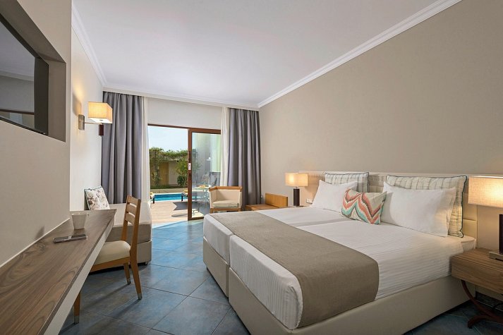 Lindos Imperial Resort & Spa - Wohnbeispiel Doppelzimmer Superior Swim-Up (Zimmercodierung DSQ)
