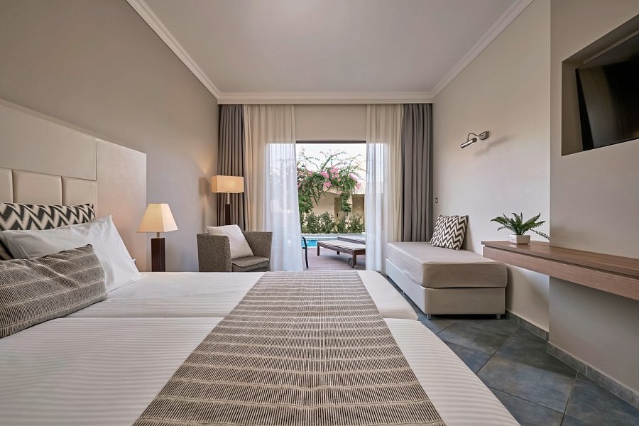 Lindos Imperial Resort & Spa - Wohnbeispiel Doppelzimmer Superior Privatpool (Zimmercodierung DSR)