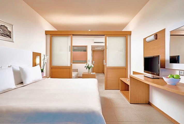 Princess Sun Hotel & Spa - Wohnbeispiel Familienzimmer Gartenblick (Zimmercodierung F1G)