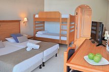 Cyprotel Faliraki - Wohnbeispiel Familienzimmer Etagenbett (Zimmercodierung FB1)