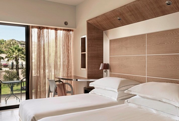 Esperos Palace - Wohnbeispiel Doppelzimmer Gartenblick (Zimmercodierung D1G)