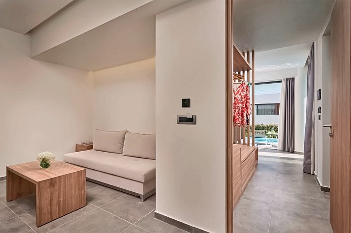 Lindos Grand Resort & Spa - Wohnbeispiel Juniorsuite Deluxe (Zimmercodierung JD2)