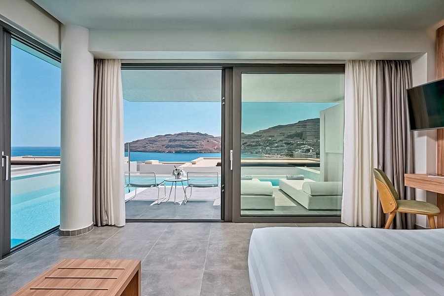 Lindos Grand Resort & Spa - Wohnbeispiel Juniorsuite Deluxe Privatpool (Zimmercodierung JD1)