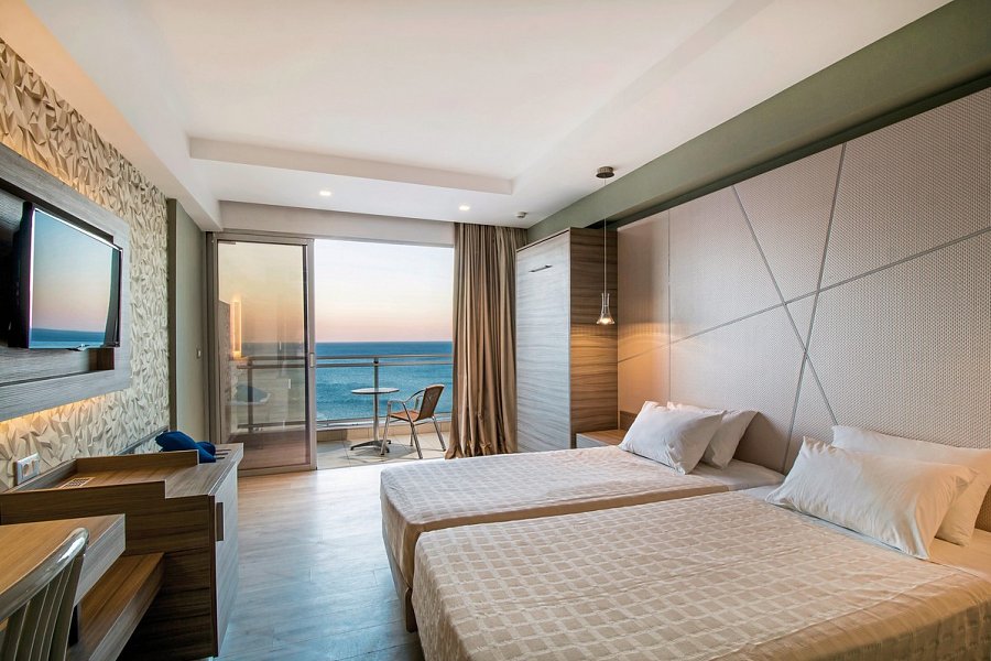 Pegasos Deluxe Beach Hotel - Wohnbeispiel Doppelzimmer Superior Meerblick (Zimmercodierung DSM)