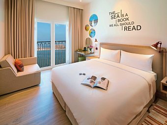 Rove Al Marjan Island - Wohnbeispiel Rove Room Sea View (Zimmercodierung DB2)