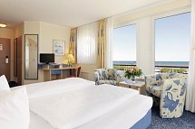 Morada Resort Kühlungsborn - Wohnbeispiel Doppelzimmer Meerblick (Zimmercodierung D1M)