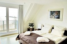 Strandhotel Dranske - Wohnbeispiel Doppelzimmer Boddenblick (Zimmercodierung D1I)