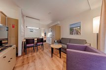 Aquamaris Strandresidenz Rügen - Wohnbeispiel Appartement 30 qm (Zimmercodierungen A2L & AB1)