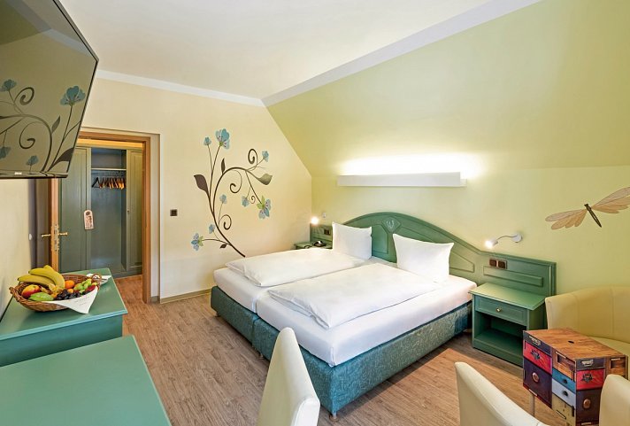 Familienresort Usedom - Wohnbeispiel Doppelzimmer Landseite (Zimmercodierung DBL)