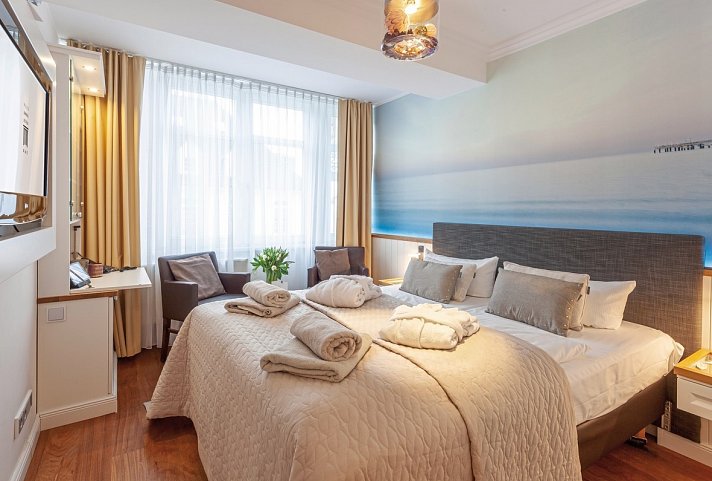 Hotel Vier Jahreszeiten Binz - Wohnbeispiel Doppelzimmer Junior Landhaus