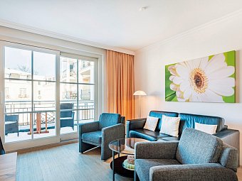 SEETELHOTEL Ostseeresidenz Heringsdorf - Wohnbeispiel Appartement 1 Schlafzimmer (Zimmercodierung AB1)