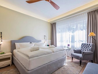 Strandhotel Ahlbeck - Wohnbeispiel Doppelzimmer Superior (Zimmercodierung DS1)