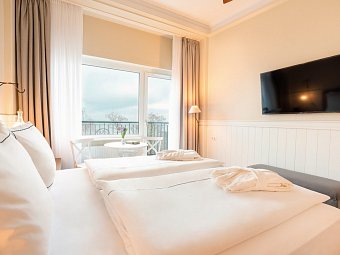 Strandhotel Ahlbeck - Wohnbeispiel Doppelzimmer Deluxe (Zimmercodierung DD1)