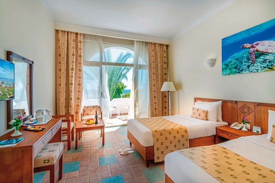 Three Corners Equinox Beach Resort - Wohnbeispiel Doppelzimmer Komfort Meerblick (Zimmercodierungen DFM & DCM)