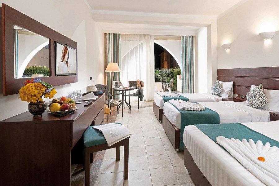 Three Corners Equinox Beach Resort - Wohnbeispiel Familienzimmer Premium Gartenblick (Zimmercodierung FM1)