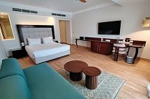Diamond Beach by Pearl Resort - Wohnbeispiel Swim Up Deluxe Connected Suite Front Sea View (Zimmercodierungen WDQ & WDO)