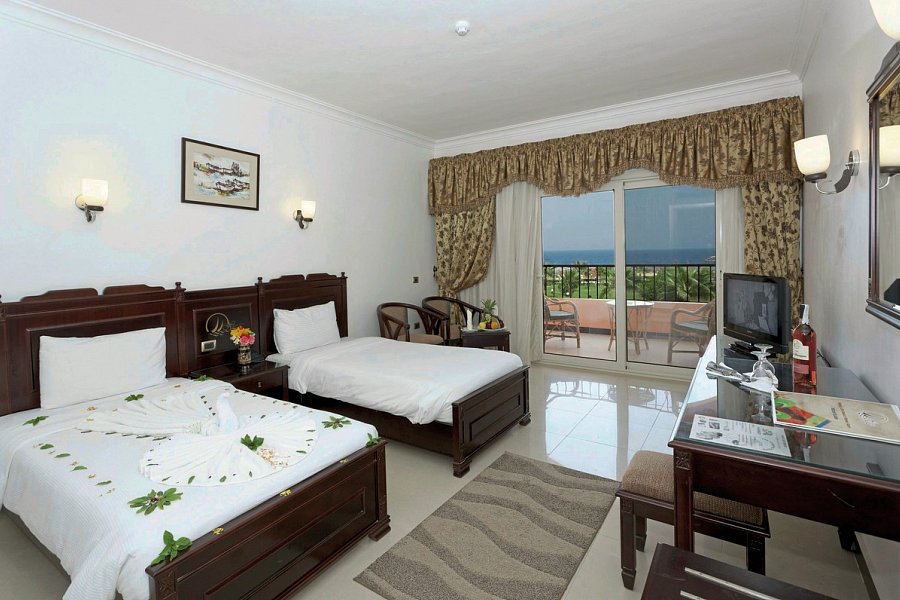 Three Corners Happy Life Beach Resort - Wohnbeispiel Doppelzimmer Komfort Meerseite (Zimmercodierungen DFC & DCC)