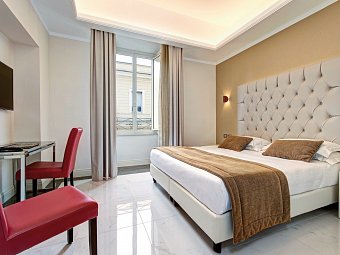 The Marcella Royal Hotel - Rooftop Garden - Wohnbeispiel Doppelzimmer Standard (Zimmercodierung DG1)