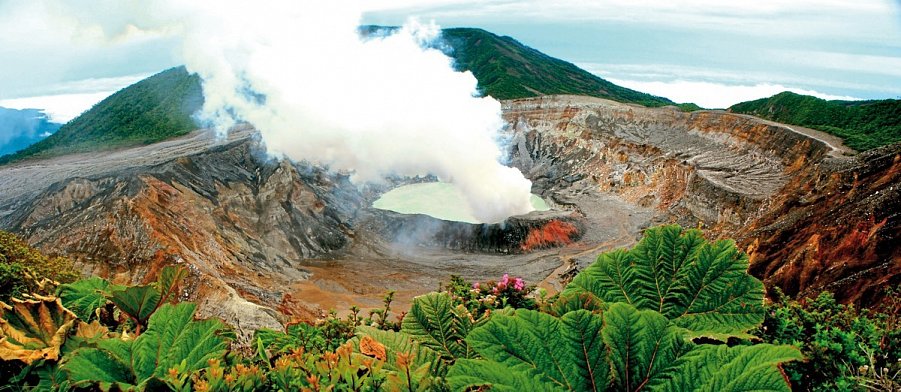 Pura Vida - Costa Rica hautnah mit Badeverlängerung - Vulkan Poás