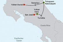 Geheimnisvolles Costa Rica: Vulkane und Regenwald