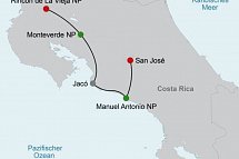 Geheimnisvolles Costa Rica: Nebelwald und Rote Aras