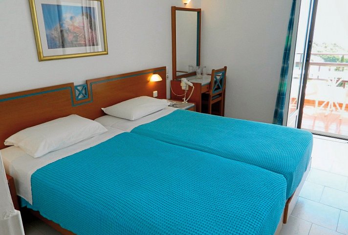 Glicorisa Beach - Wohnbeispiel Doppelzimmer Meerblick (Zimmercodierung D1M)