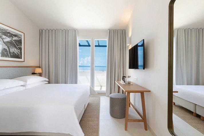 Bluesun Holiday Village Afrodita - Wohnbeispiel Doppelzimmer Meerseite (Zimmercodierungen DBC & EBC)
